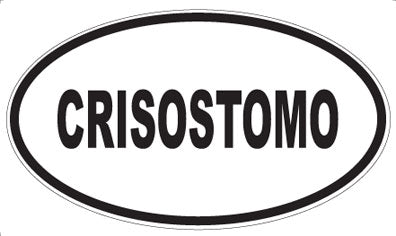 CRISOSTOMO - Oval Magnet
