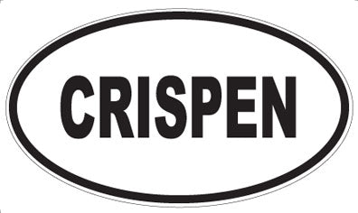 CRISPEN - Oval Magnet