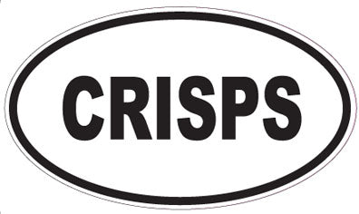 CRISPS - Oval Sticker