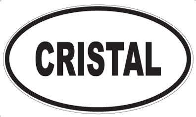 CRISTAL - Oval Magnet