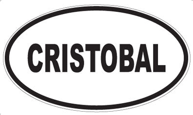 CRISTOBAL - Oval Magnet