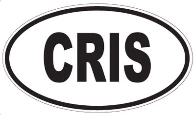 CRIS - Oval Sticker