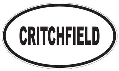 CRITCHFIELD - Oval Magnet