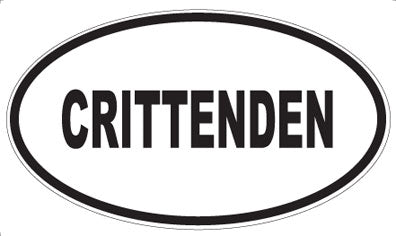 CRITTENDEN - Oval Magnet