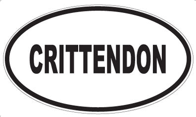 CRITTENDON - Oval Magnet