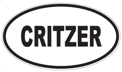 CRITZER - Oval Magnet