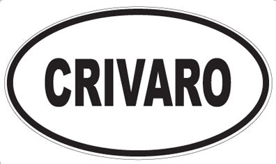 CRIVARO - Oval Magnet
