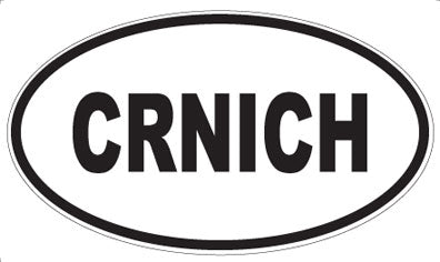 CRNICH - Oval Magnet