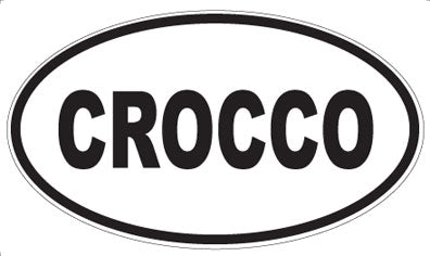 CROCCO - Oval Sticker
