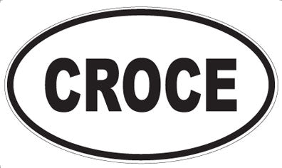 CROCE - Oval Sticker