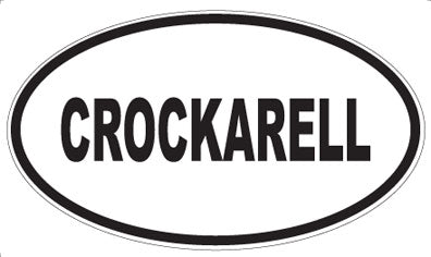 CROCKARELL - Oval Magnet
