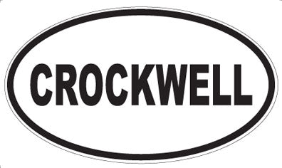 CROCKWELL - Oval Magnet