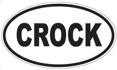 CROCK - Oval Magnet