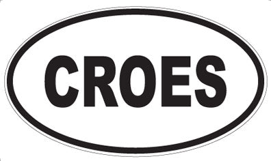 CROES - Oval Magnet