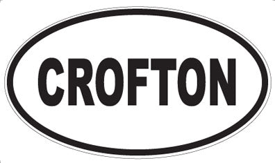CROFTON - Oval Sticker