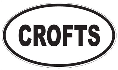 CROFTS - Oval Magnet