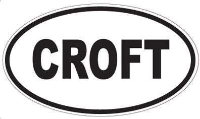 CROFT - Oval Magnet