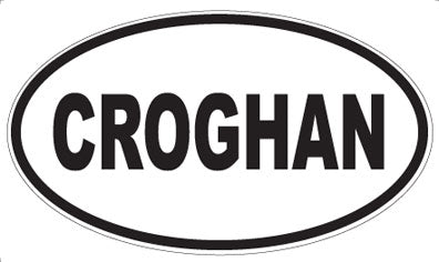 CROGHAN - Oval Magnet