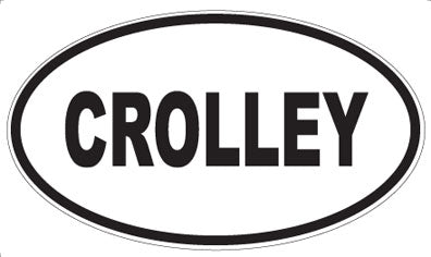 CROLLEY - Oval Magnet