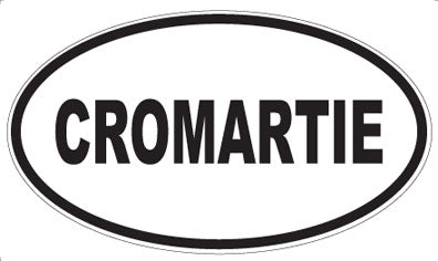 CROMARTIE - Oval Magnet