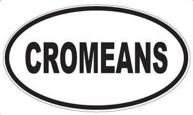 CROMEANS - Oval Sticker