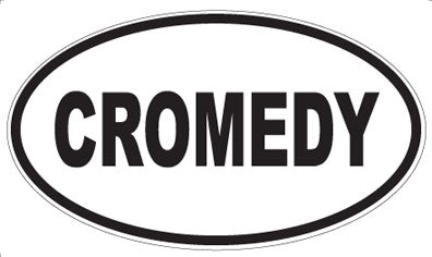 CROMEDY - Oval Sticker