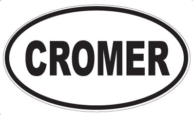 CROMER - Oval Sticker