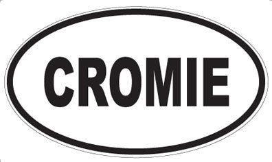 CROMIE - Oval Sticker