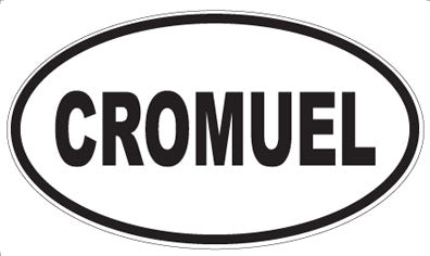 CROMUEL - Oval Magnet