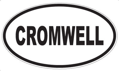 CROMWELL - Oval Sticker