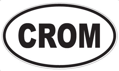 CROM - Oval Magnet