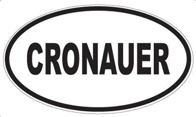 CRONAUER - Oval Magnet