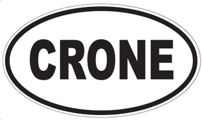 CRONE - Oval Sticker