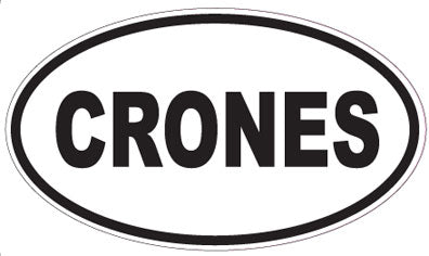 CRONES - Oval Sticker