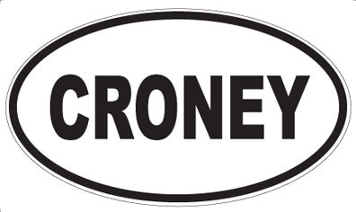 CRONEY - Oval Magnet