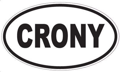 CRONY - Oval Magnet