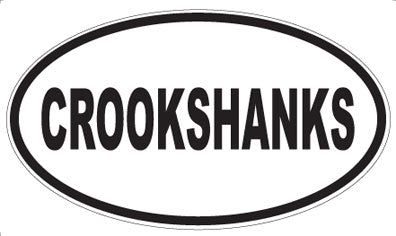 CROOKSHANKS - Oval Magnet