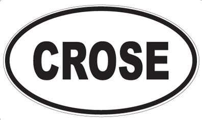 CROSE - Oval Magnet