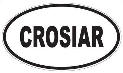 CROSIAR - Oval Sticker