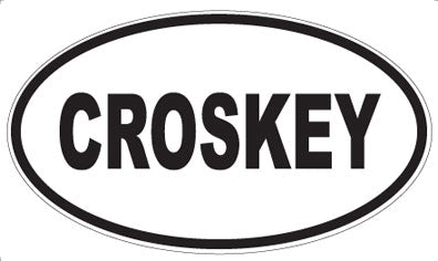 CROSKEY - Oval Magnet