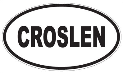 CROSLEN - Oval Sticker