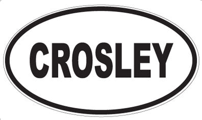 CROSLEY - Oval Magnet