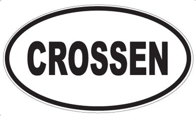 CROSSEN - Oval Magnet