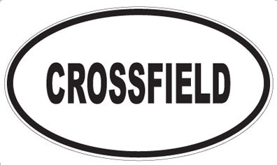 CROSSFIELD - Oval Magnet