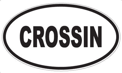 CROSSIN - Oval Magnet