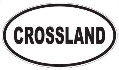 CROSSLAND - Oval Magnet