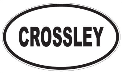 CROSSLEY - Oval Magnet