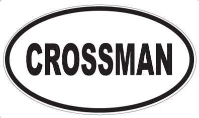 CROSSMAN - Oval Sticker