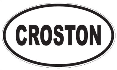 CROSTON - Oval Sticker