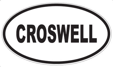 CROSWELL - Oval Magnet